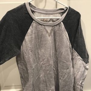 Altar'd State Multi-colored Grey Crewneck